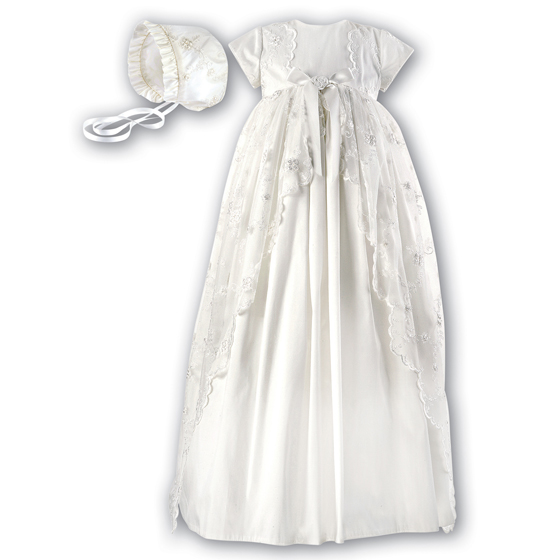 Sarah Louise Christening Gown & Bonnet - 1133